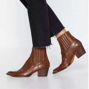 Go West Brown leather boots